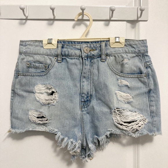 BDG Super High Rise Cheeky Shorts 29w - Picture 1 of 8